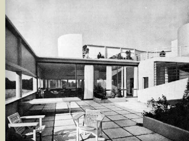 Пять принципов архитектуры ► ► ► 1. Здание на свободно стоящих опорах, а под