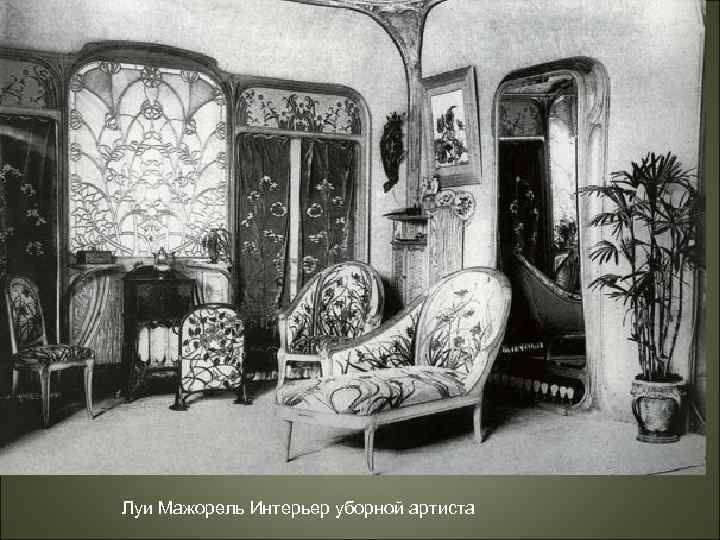 Луи Мажорель Интерьер уборной артиста 