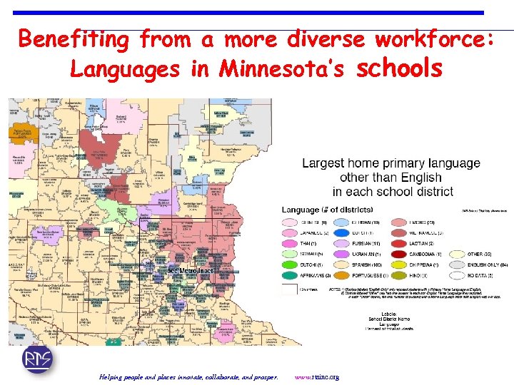 Benefiting from a more diverse workforce: Languages in Minnesota’s schools Helping people and places