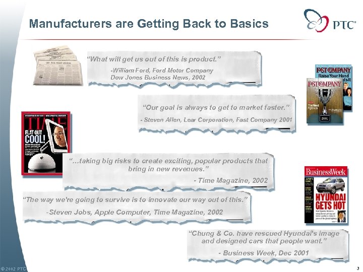 Manufacturers are Getting Back to Basics “What will get us out of this is
