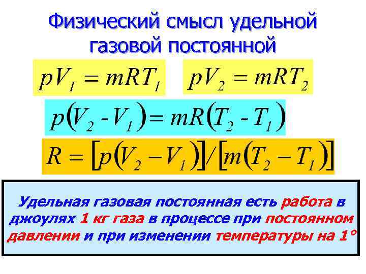 Постоянная газа равна. Универсальная газовая постоянная в Дж/кг к. Удельная газовая постоянная r смеси. Уравнения состояния идеального газа, Удельная газовая постоянная.. Газовая постоянная r формула.