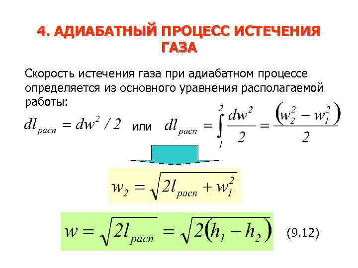 Работа газа в процессе