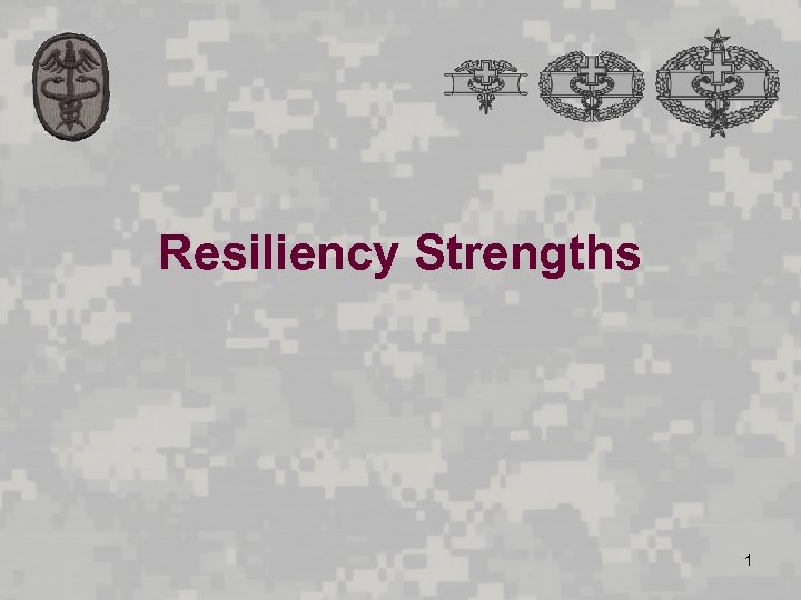 Resiliency Strengths 1 