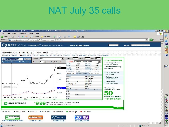 NAT July 35 calls 