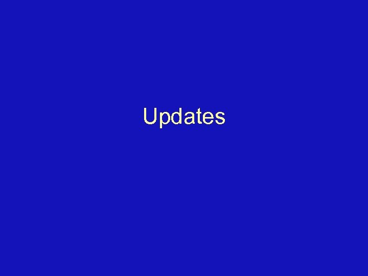 Updates 