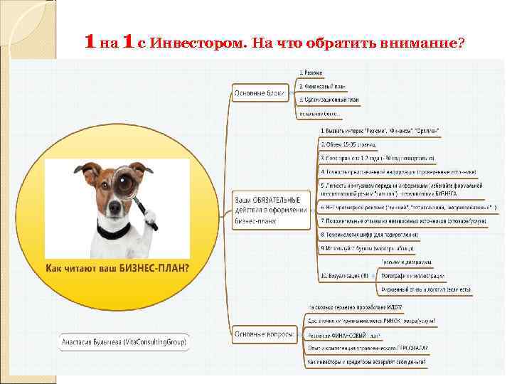 1 на 1 с Инвестором. На что обратить внимание? 