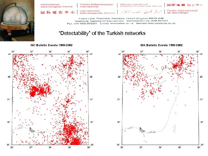 “Detectability” of the Turkish networks 