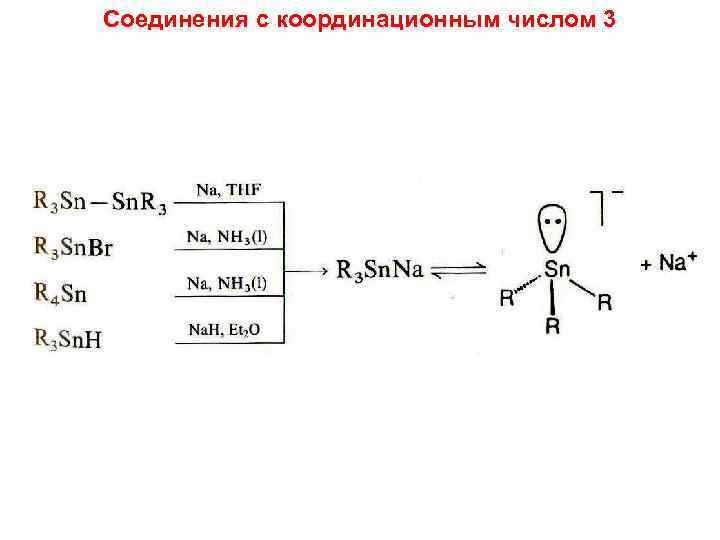 Соединения с координационным числом 3 