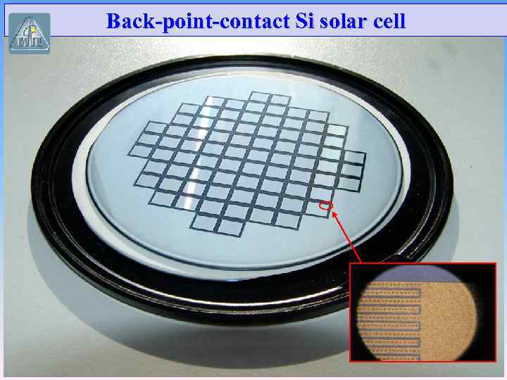Back-point-contact Si solar cell 
