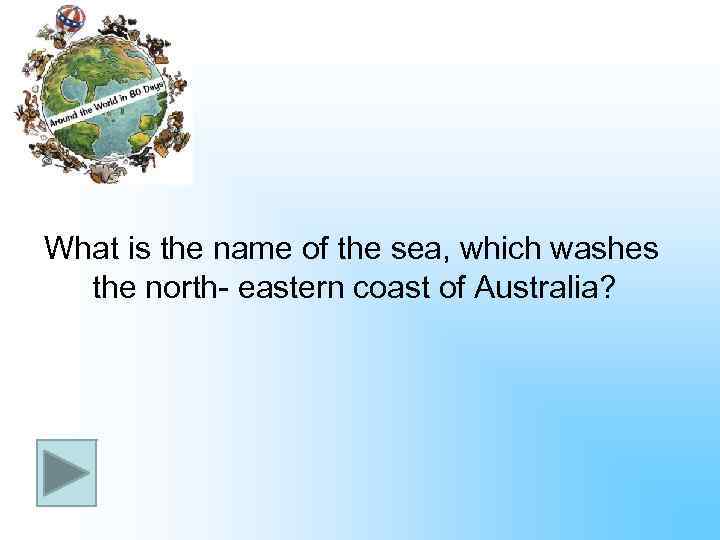 What is the name of the sea, which washes the north- eastern coast of