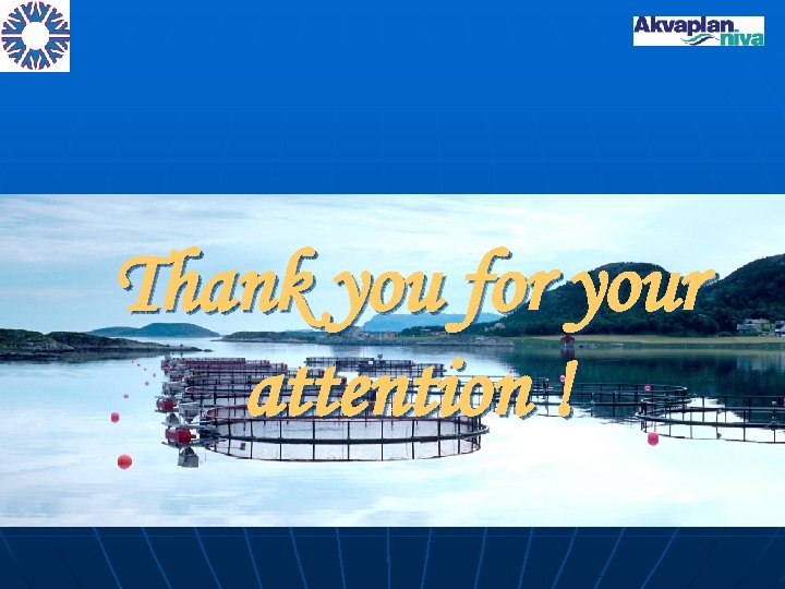 Thank you for your attention ! 