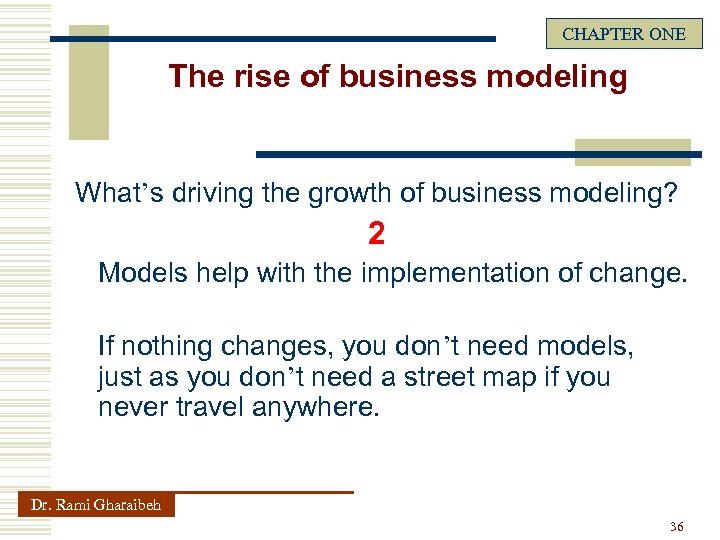 CHAPTER ONE The rise of business modeling What’s driving the growth of business modeling?