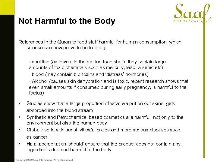 Not Harmful to the Body References in the Quran to food stuff harmful for