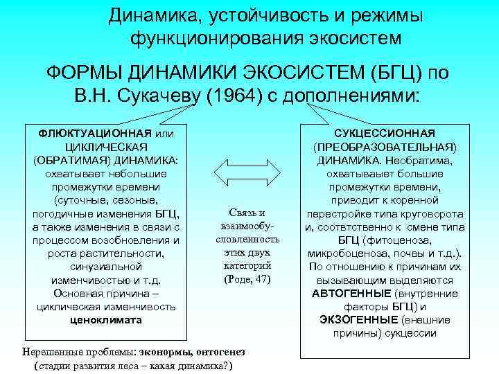 Экосистема устойчивость и динамика 11 класс презентация