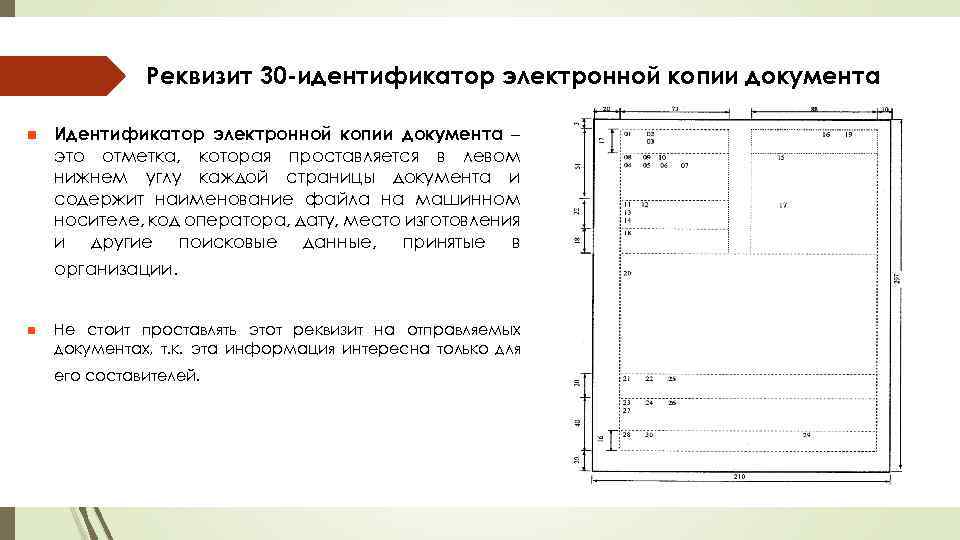 Сохранить реквизит формы. Реквизит «электронный идентификатор документа». Оформление реквизитов документов.