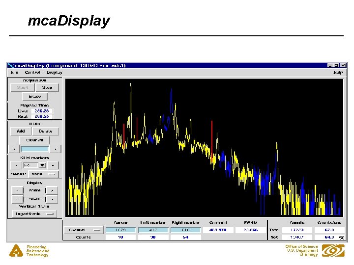mca. Display 50 Pioneering Science and Technology Office of Science U. S. Department of