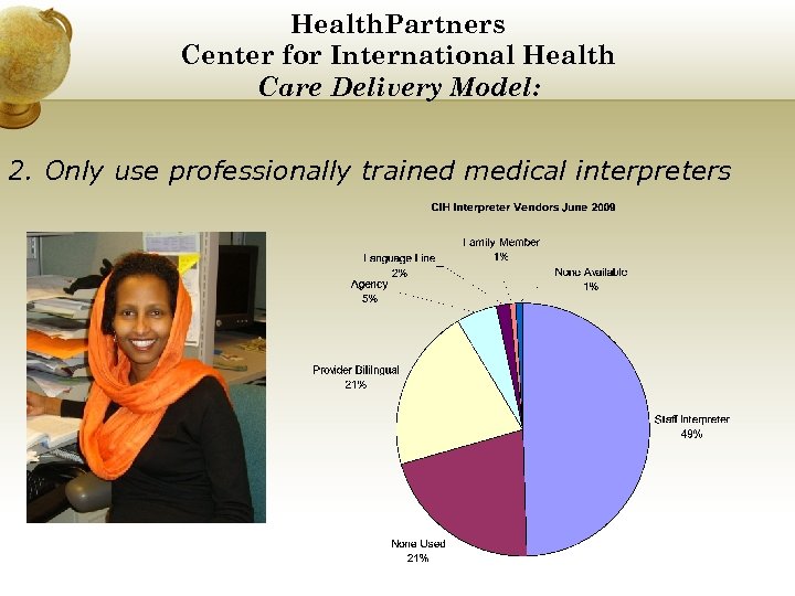 Health. Partners Center for International Health Care Delivery Model: 2. Only use professionally trained