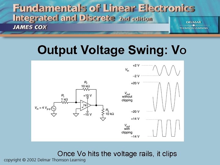 Chapter 10 Op Amp Limitations Objectives Describe And