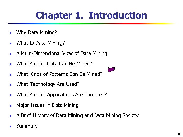 Chapter 1. Introduction n Why Data Mining? n What Is Data Mining? n A