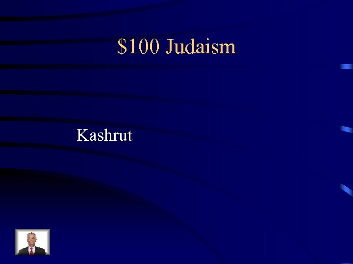 $100 Judaism Kashrut 