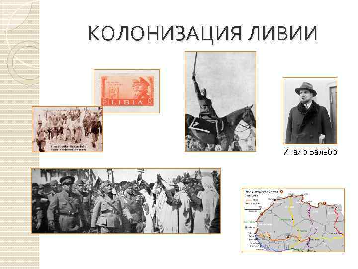КОЛОНИЗАЦИЯ ЛИВИИ Итало Бальбо 