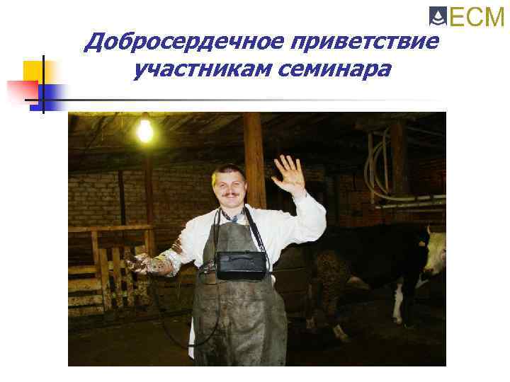 Добросердечное приветствие участникам семинара 