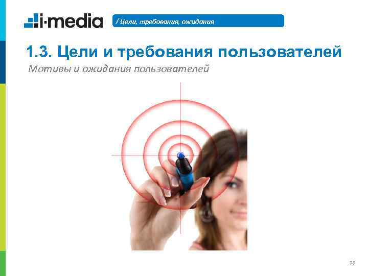 / Цели, требования, ожидания 1. 3. Цели и требования пользователей Мотивы и ожидания пользователей