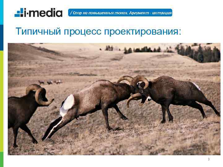 / Спор на повышенных тонах. Аргумент - интуиция Типичный процесс проектирования: 3 