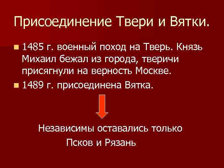 Присоединение твери к московскому государству. Присоединение Твери Иваном 3. Поход Ивана 3 на Тверь 1485. Поход Ивана 3 на Тверь. Присоединение Твери к Москве Иан 3.