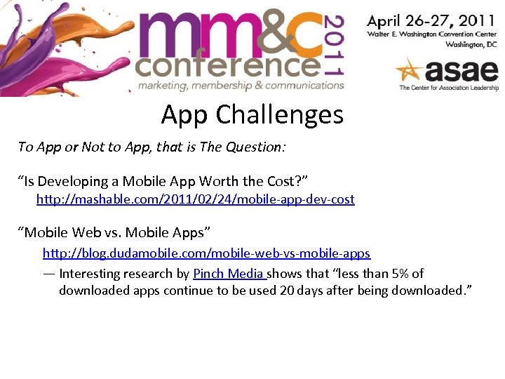 App Challenges To App or Not to App, that is The Question: “Is Developing
