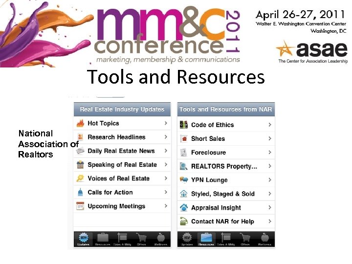 Tools and Resources National Association of Realtors 