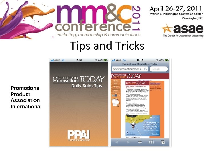 Tips and Tricks Promotional Product Association International 