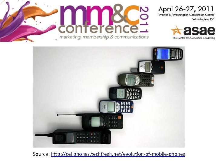 Source: http: //cellphones. techfresh. net/evolution-of-mobile-phones 