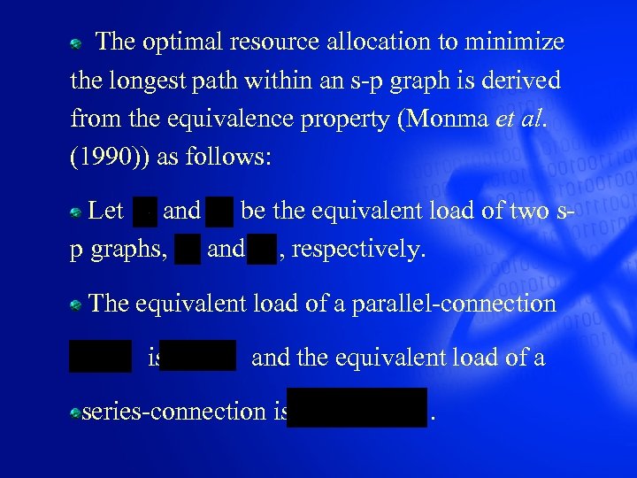 The optimal resource allocation to minimize the longest path within an s-p graph is