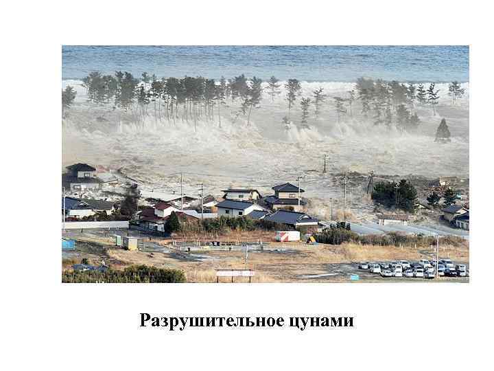Разрушительное цунами 