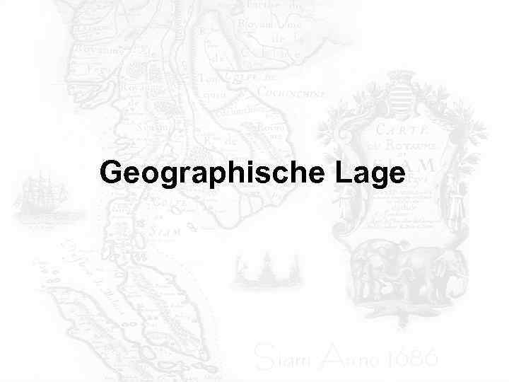 Geographische Lage 