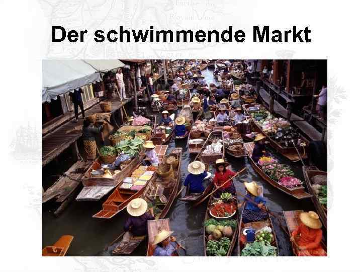 Der schwimmende Markt 