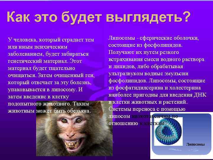 Как это будет выглядеть? У человека, который страдает тем или иным психическим заболеванием, будет