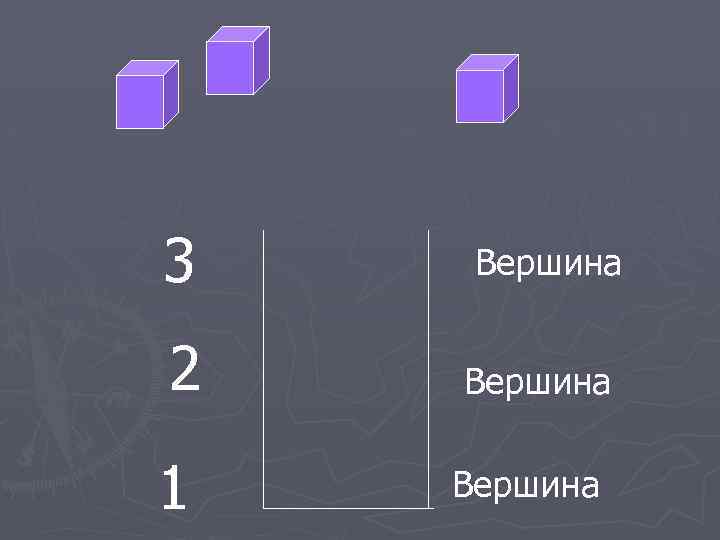 3 2 1 Вершина 