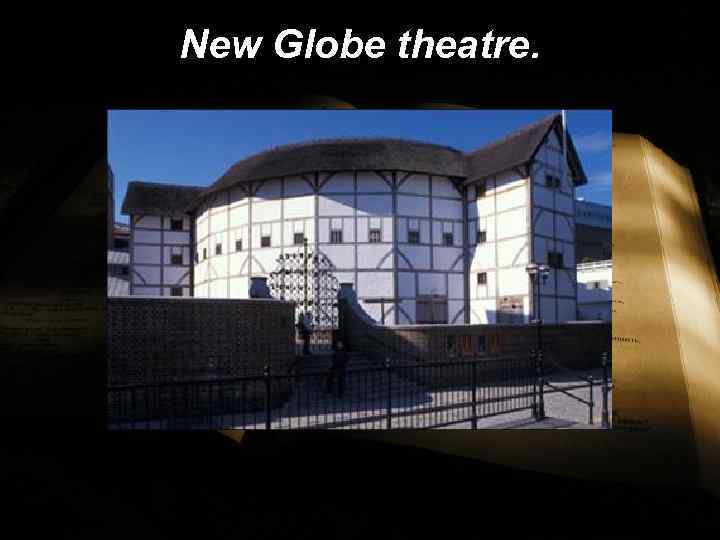 New Globe theatre. 