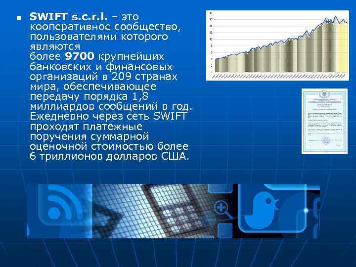 n SWIFT s. c. r. l. – это кооперативное сообщество, пользователями которого являются более