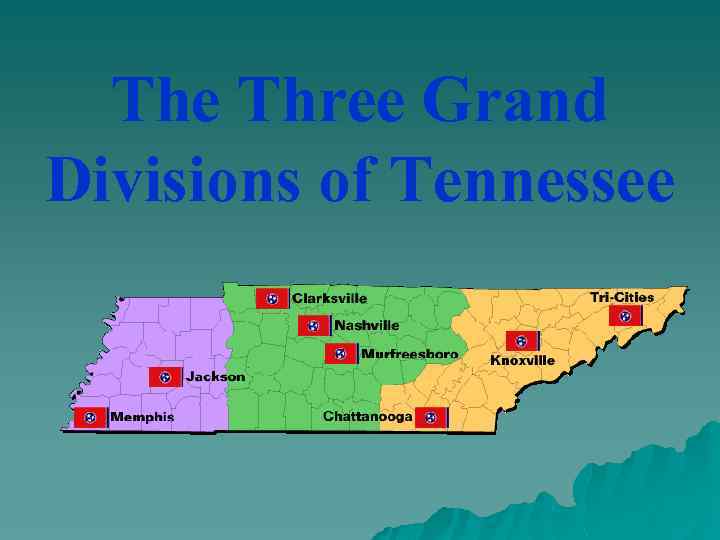 The Three Grand Divisions of Tennessee 