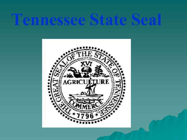 Tennessee State Seal 