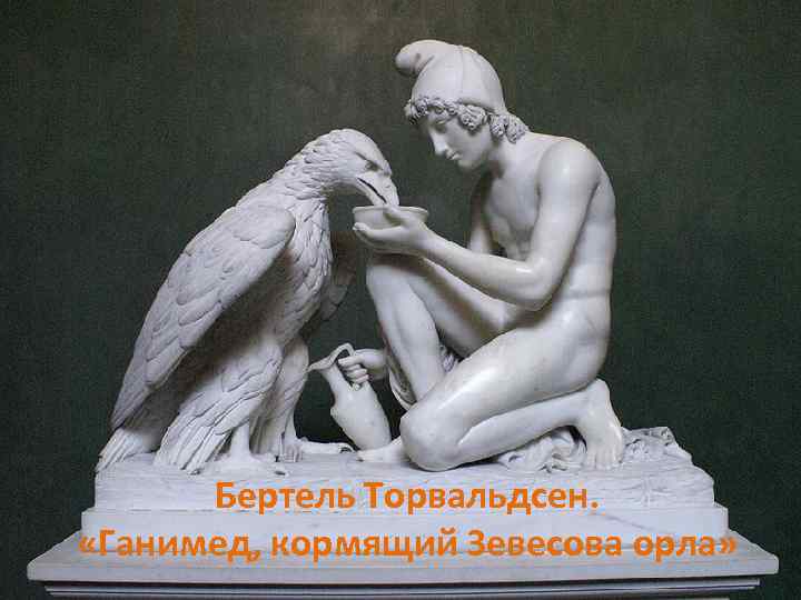 Бертель Торвальдсен. «Ганимед, кормящий Зевесова орла» 