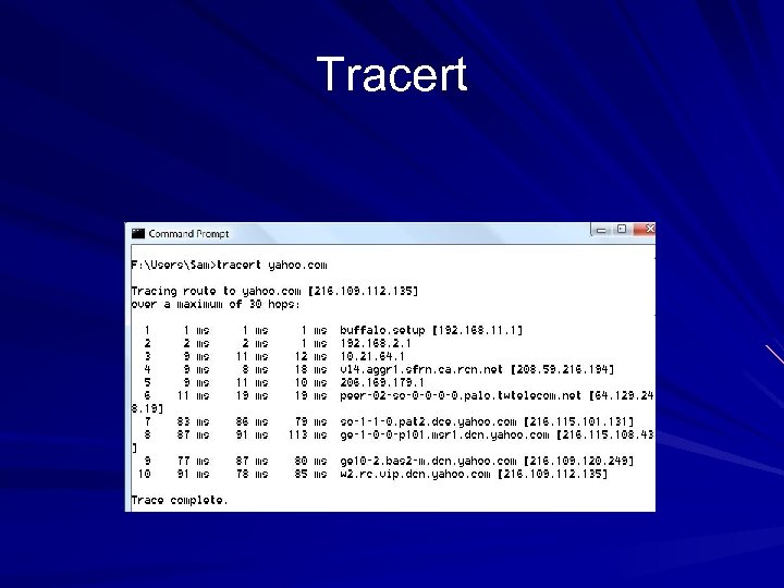Tracert 