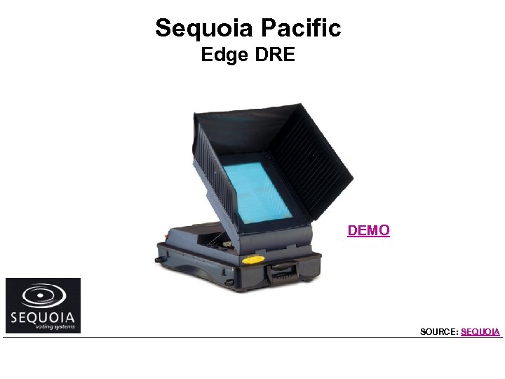 Sequoia Pacific Edge DRE DEMO SOURCE: SEQUOIA 