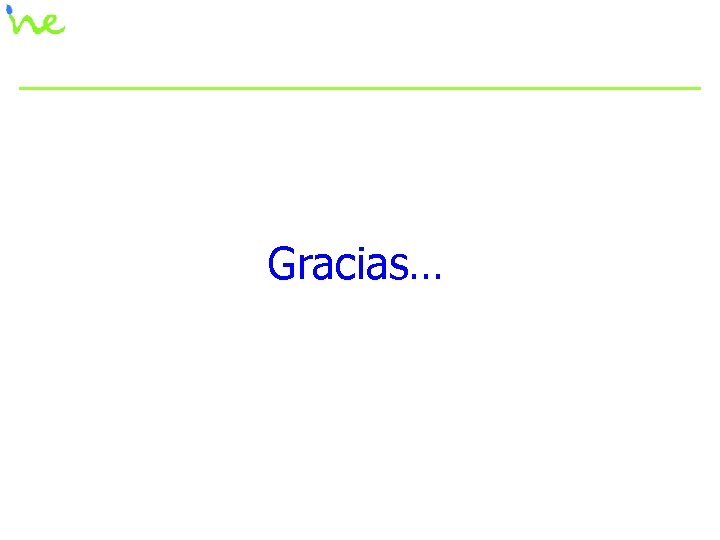 Gracias… 