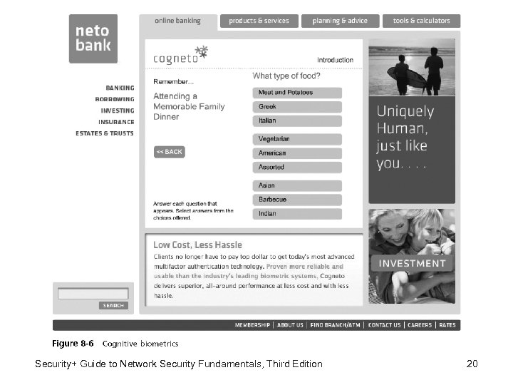 Security+ Guide to Network Security Fundamentals, Third Edition 20 