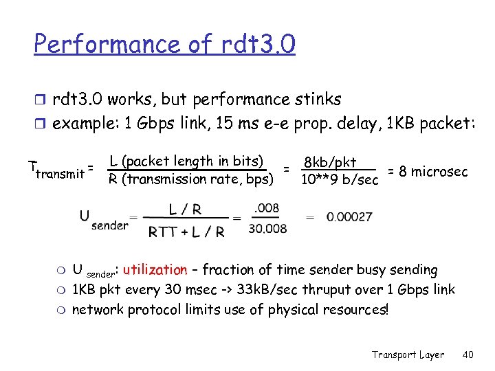 Performance of rdt 3. 0 r rdt 3. 0 works, but performance stinks r