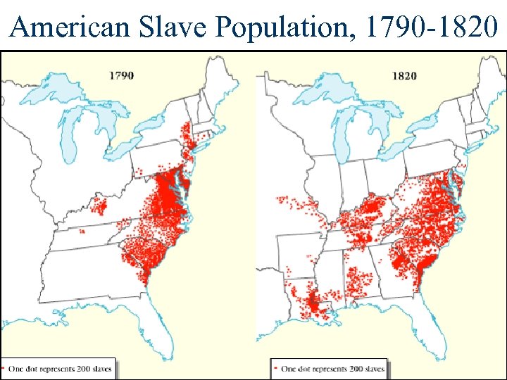 American Slave Population, 1790 -1820 